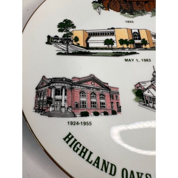 Highland Oaks Church of Christ Vintage Church Plate - Picture 5 of 16